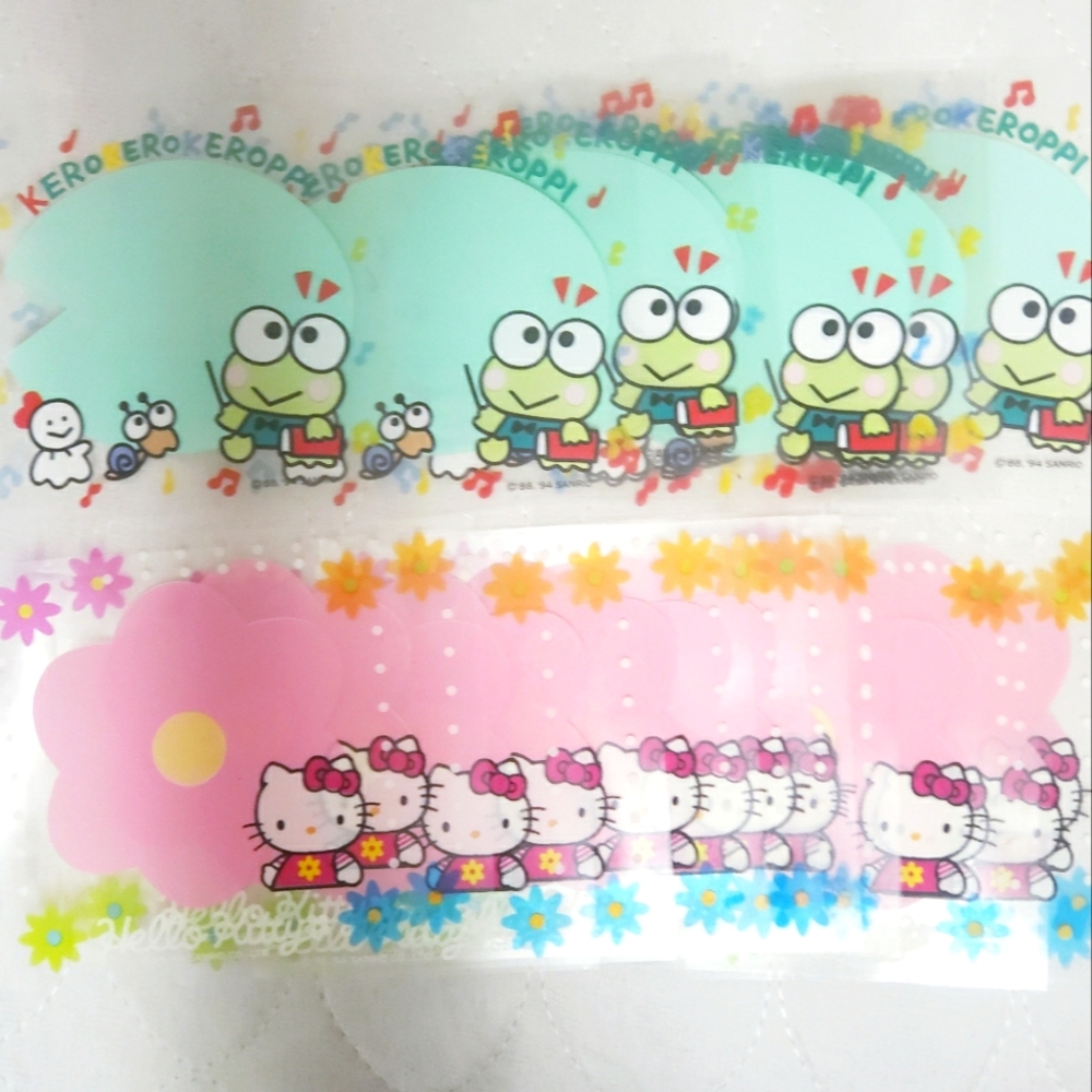 (20) Vintage Sanrio Rare Transparent Memos